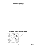 OPTIONAL Diagram and Parts List for CSP2761AN2  Whirlpool Dryer