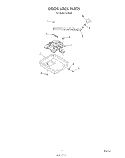 DOOR LOCK Diagram and Parts List for 2496^2  Whirlpool Range