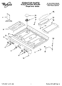 Part Location Diagram of 98016580 Whirlpool GRATE-BRNR