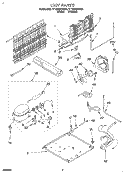 UNIT Diagram and Parts List for ET18PKXDN00  Whirlpool Refrigerator