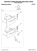 Part Location Diagram of WP8524407 Whirlpool HANDLE B