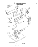 SECTION Diagram and Parts List for LE3000XMW0  Whirlpool Dryer