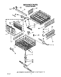 DISHRACK, LIT/OPTIONAL Diagram and Parts List for DU9700XY0  Whirlpool Dishwasher