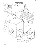 Part Location Diagram of 302182 Whirlpool Panel, Top