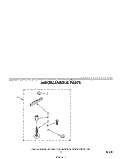 MISCELLANEOUS Diagram and Parts List for LA7460XMW0  Whirlpool Washer