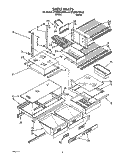 SHELF, LIT/OPTIONAL Diagram and Parts List for ET20RKYZW00  Whirlpool Refrigerator