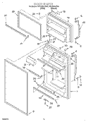 DOOR Diagram and Parts List for ET21NKXJT00  Whirlpool Refrigerator