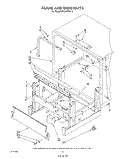 FRAME AND TANK Diagram and Parts List for 4KUDI220T0  KitchenAid Dishwasher