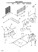 UNIT PARTS Diagram and Parts List for KTRP22EKBT02  KitchenAid Refrigerator
