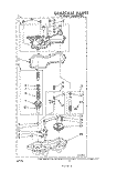 GEARCASE Diagram and Parts List for LA6680XPW1  Whirlpool Washer