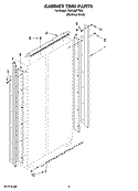 CABINET TRIM PARTS Diagram and Parts List for KSSC36FTS00  KitchenAid Refrigerator