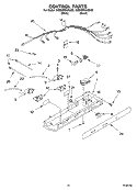 CONTROL Diagram and Parts List for 3XES0FHQKQ02  Whirlpool Refrigerator