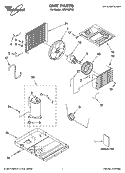 UNIT PARTS Diagram and Parts List for ACQ122PS0  Whirlpool Air Conditioner