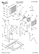 Part Location Diagram of WP1163783 Whirlpool WHEEL-BLWR
