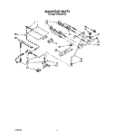 MANIFOLD Diagram and Parts List for SF365BEWN0  Whirlpool Range