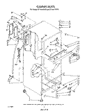 CABINET Diagram and Parts List for ET16JKYSM03  Whirlpool Refrigerator
