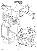 LINER PARTS Diagram and Parts List for 8ET1WTKXKT04  Whirlpool Refrigerator