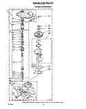 GEARCASE Diagram and Parts List for KAWE960WAL0  Whirlpool Washer
