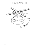 WASH ARM AND STRAINER Diagram and Parts List for KUDI22XX1  KitchenAid Dishwasher