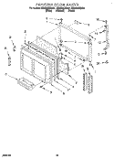 FREEZER DOOR, LIT/OPTIONAL Diagram and Parts List for ET25DMXDN01  Whirlpool Refrigerator