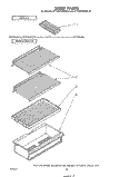SHELF Diagram and Parts List for ET12DCXRWR0  Whirlpool Refrigerator