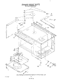 STIRRER DRIVE Diagram and Parts List for KEMI300VBL1  KitchenAid Microwave Oven Combo