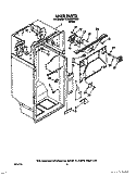 LINER Diagram and Parts List for ET22RMXYW00  Whirlpool Refrigerator
