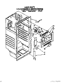 LINER Diagram and Parts List for ET16ZMXWW00  Whirlpool Refrigerator