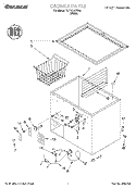 SECTION Diagram and Parts List for TCF1010FW00  Whirlpool Freezer