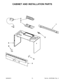 Part Location Diagram of W10543255 Whirlpool HARNS-WIRE