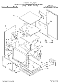 OVEN Diagram and Parts List for KEBS177BBL3  KitchenAid Wall Oven
