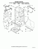 FRAME PARTS Diagram and Parts List for GX900QPPT3  Whirlpool Trash Compactor