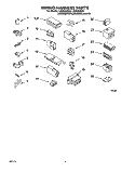 WIRING HARNESS Diagram and Parts List for LSE9355BQ0  Whirlpool Washer