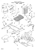 UNIT Diagram and Parts List for RS20AWXEW00  Roper Refrigerator