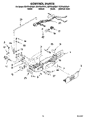 CONTROL PARTS Diagram and Parts List for GD5RHAXNL01  Whirlpool Refrigerator