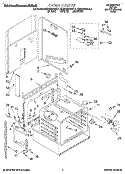 OVEN Diagram and Parts List for KEDH207BAL1  KitchenAid Range