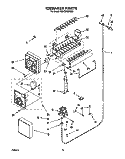 ICEMAKER Diagram and Parts List for KBLC36MHS00  KitchenAid Refrigerator