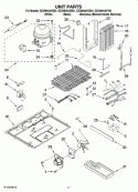 UNIT PARTS Diagram and Parts List for GC5NHAXVB01  Whirlpool Refrigerator