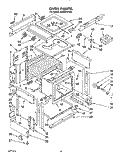 OVEN, LIT/OPTIONAL Diagram and Parts List for RS363PXYQ0  Whirlpool Range