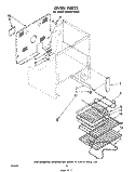 OVEN (CONTINUED) , LITERATURE AND OPTIONAL Diagram and Parts List for RE960PXKW2  Whirlpool Range