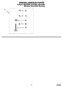 MISCELLANEOUS PARTS - OPTIONAL PARTS (NOT INCLUDED) Diagram and Parts List for GST9679PW0  Whirlpool Washer