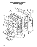 REFRIGERATOR DOOR Diagram and Parts List for 6ET18RKXYW01  Whirlpool Refrigerator