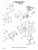 Part Location Diagram of W10415668 Whirlpool SUPPORT