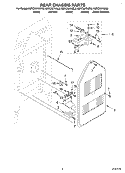REAR CHASSIS Diagram and Parts List for KERC507HBL3  KitchenAid Range
