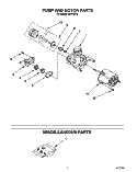 PUMP AND MOTOR, MISCELLANEOUS Diagram and Parts List for WU5750Y2  Roper Dishwasher