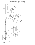 POWER SCREW AND RAM Diagram and Parts List for KUCC150S2  KitchenAid Trash Compactor