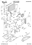 UNIT, LITERATURE Diagram and Parts List for ACR124XD0  Whirlpool Air Conditioner
