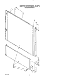 DOOR AND PANEL Diagram and Parts List for KUDA22ST1  KitchenAid Dishwasher