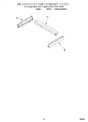 MICROWAVE COMPARTMENT Diagram and Parts List for GMC275PDQ1  Whirlpool Microwave Oven Combo