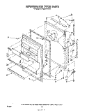 REFRIGERATOR DOOR , NOT ILLUSTRATED Diagram and Parts List for ET18MKXPWR0  Whirlpool Refrigerator